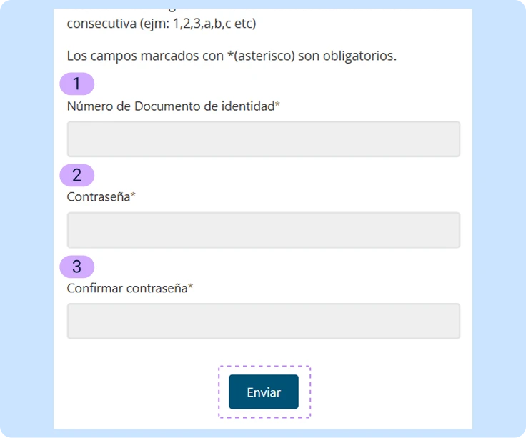 ¿Cómo debe ser tu nueva clave?