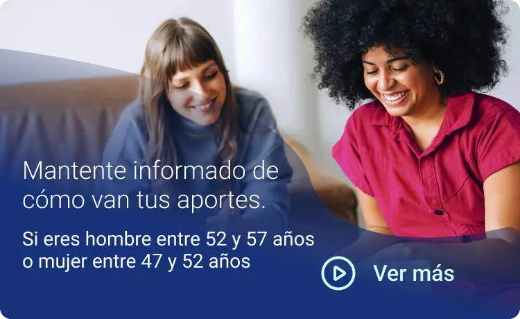 Mantente informado de cómo van tus aportes.