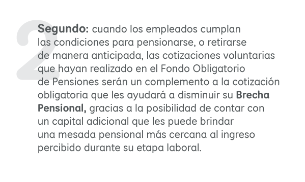 Aportes Voluntarios En Pensi N Obligatoria Empresas Colfondos